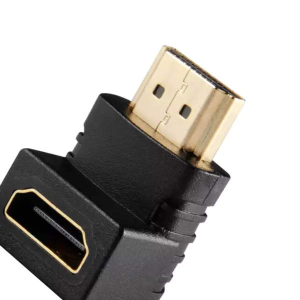 Insten Right Angle 90 Degree HDMI Female to Male Extend Adapter F/M