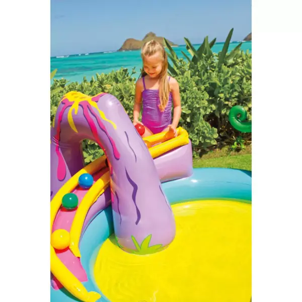 Intex 11' x 7.5' x 44" Play Center Kiddie Pool & 120V Electric Air Pump