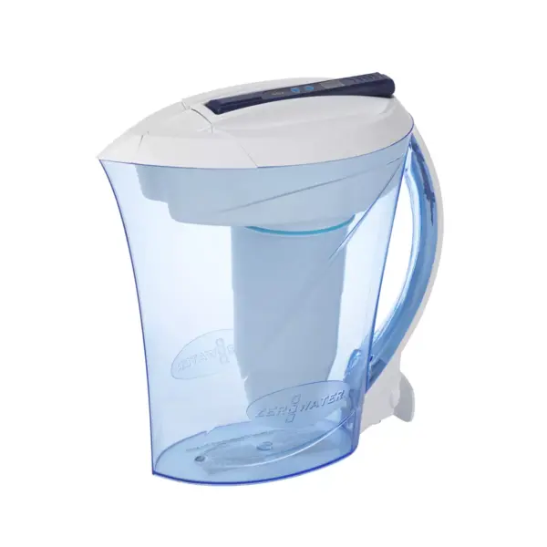 ZeroWater 10 Cup Ready Pour Pitcher with Free TDS Light-Up Indicator (Total Dissolved Solids)