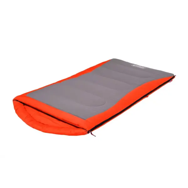 Coleman Cont Dexter 50 Degree Big and Tall Sleeping Bag - Orange