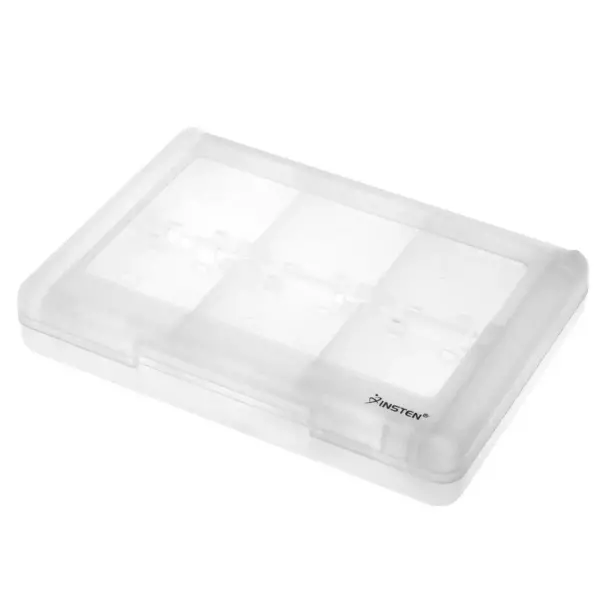 Insten 24-in-1 Game Card Case For Nintendo NEW 3DS / 3DS / DSi / DSi XL DSi LL / 3DS XL LL / DS / DS Lite NDS Game Storage Holder White