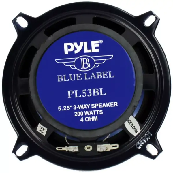 PYLE PL53BL 5.25" 400W 3-Way Car Audio Triaxial Speakers Stereo TWO PAIRS