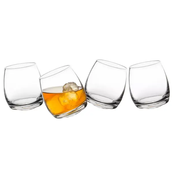 Cathy's Concepts Tipsy Whiskey Glasses 7oz - Set of 4