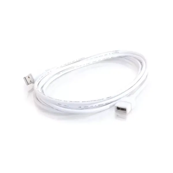 C2G 3m USB Extension Cable - USB 2.0 A to A - Male to Female - 10ft White - Type A Male - Type A Female - 9.84ft - White