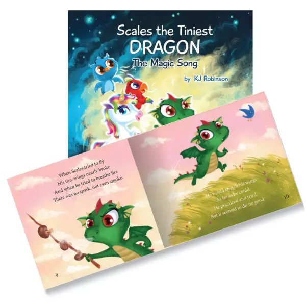 My Audio Pet Bluetooth® Speaker 5.0 - Scales The Dragon - My Audio Stories Bundle with Book