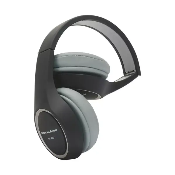 American Audio BL-40 Folding On-Ear Headphones Black