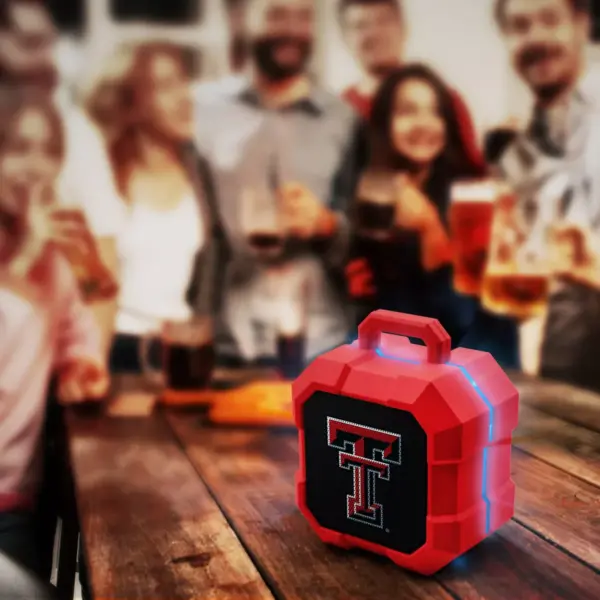 NCAA Texas Tech Red Raiders LED ShockBox Bluetooth Speaker