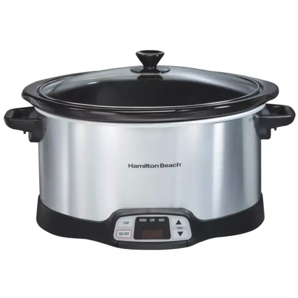 Hamilton Beach 8qt Programmable Slow Cooker - Silver