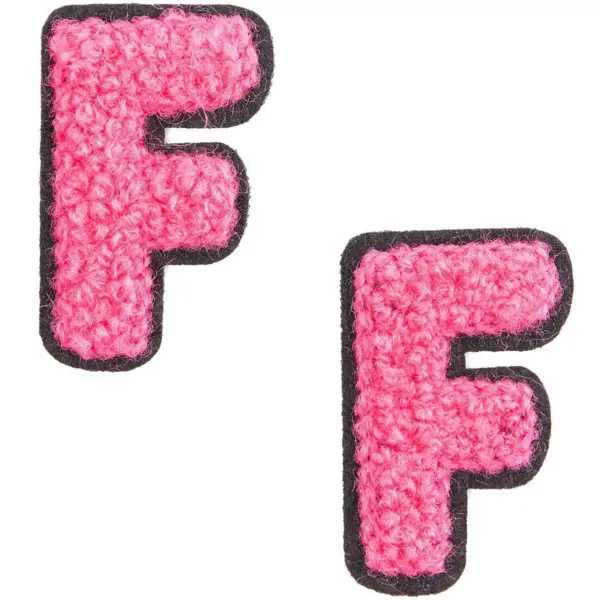 Bright Creations Iron On Alphabet Letter Patches A - Z (52 Count)