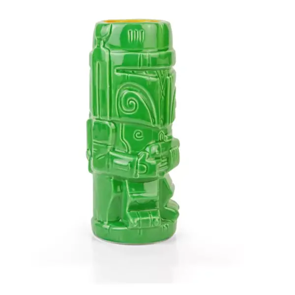 Beeline Creative Geeki Tikis Star Wars Boba Fett Mug | Ceramic Tiki Style Cup | Holds 13 Ounces