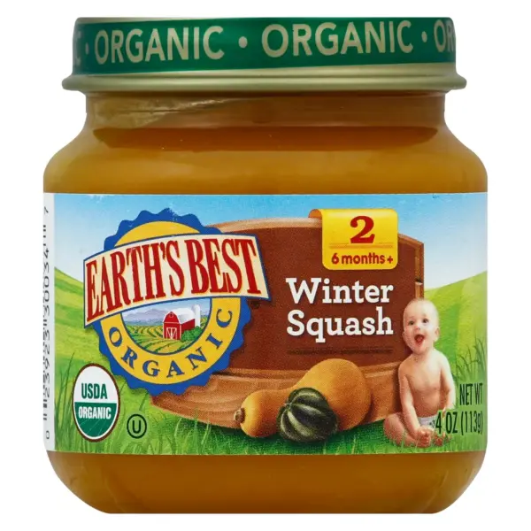 Earth's Best Organic Baby Food Winter Squash - 4oz