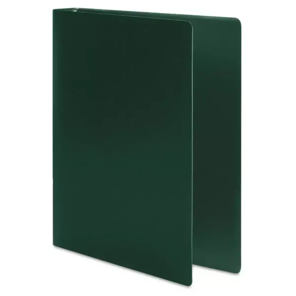 ACCOHIDE Poly Round Ring Binder 35-pt. Cover 1" Cap Dark Green 39716