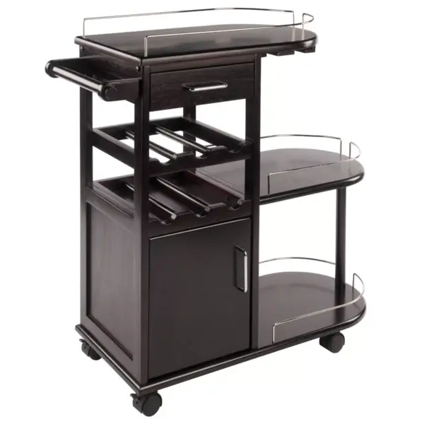 Jimmy Entertainment Cart Dark Espresso - Winsome