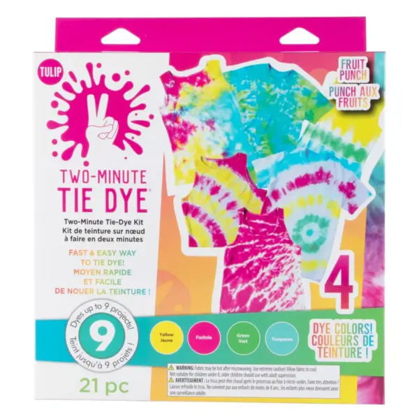 Two-Minute Tie Dye Kit Fruit Punch - Tulip Color