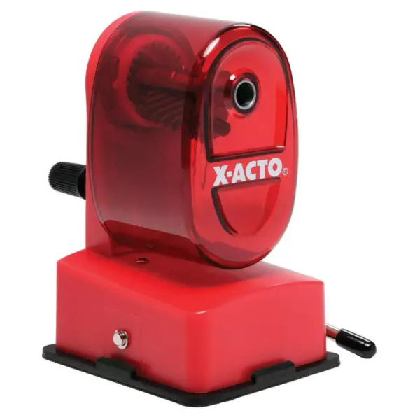 X-ACTO Vacuum Mount Manual Pencil Sharpener (Color May Vary)