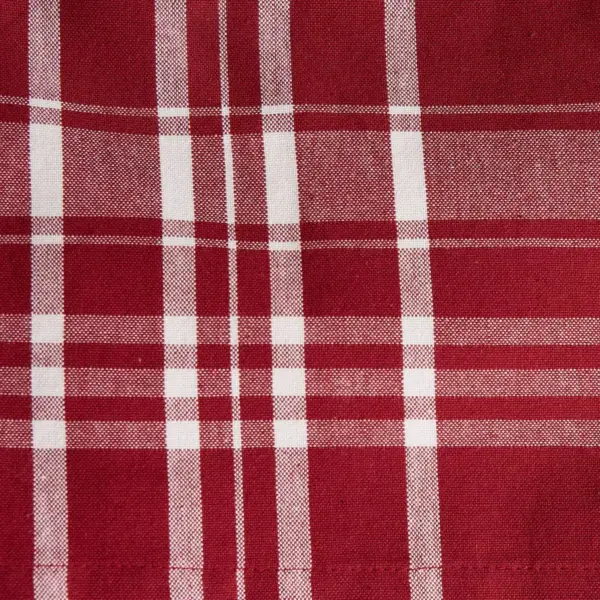 60"x102" Redwood Harvest Market Tablecloth Red - Design Imports