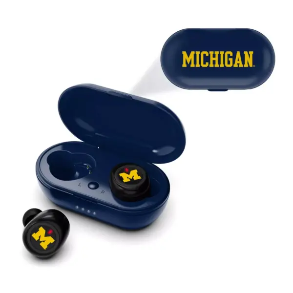 NCAA Michigan Wolverines True Wireless Earbuds