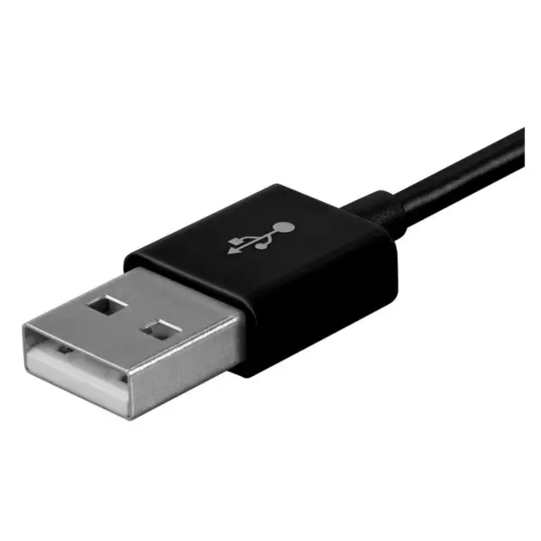 Monoprice USB-A to Micro B Cable - 10 Feet - Black, Polycarbonate Connector Heads, 2.4A, 22/30AWG - Select Series