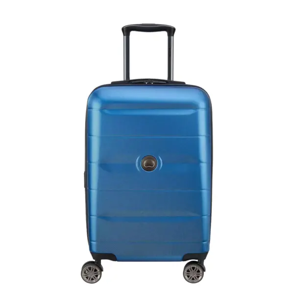 DELSEY Paris Comete 2.0 19" Expandable Spinner Carry On Suitcase - Steel Blue