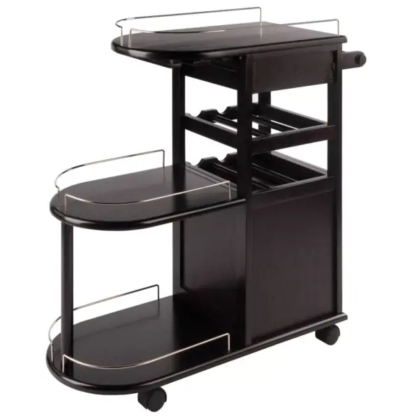 Jimmy Entertainment Cart Dark Espresso - Winsome