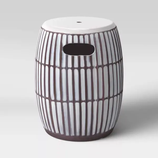 Ceramic Global Lines Patio Accent Table - Opalhouse™