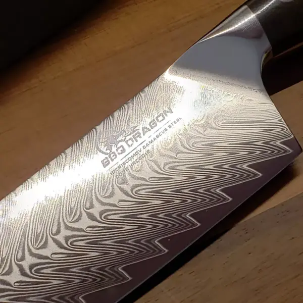 BBQ Dragon Damascus 8" Chef Knife