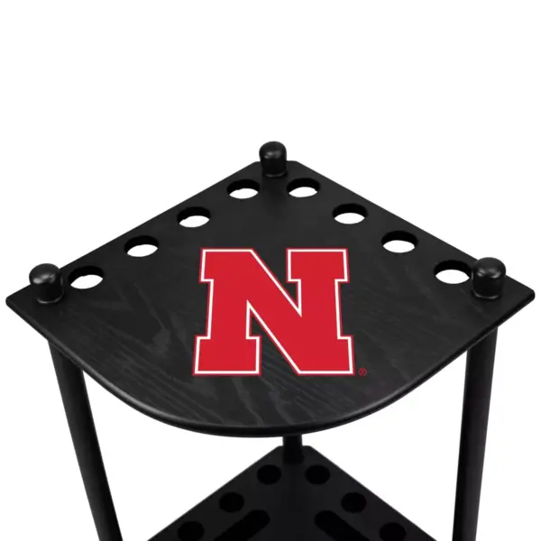 NCAA Nebraska Cornhuskers Corner Cue Rack