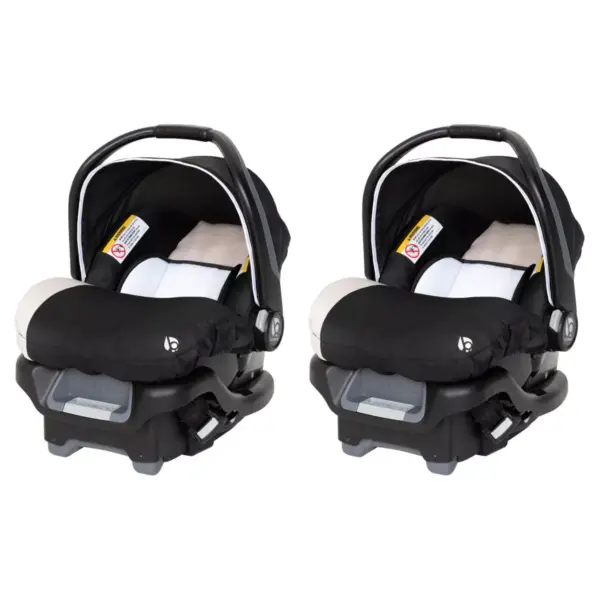 BabyTrend Ally 35 Unisex Newborn Baby Infant Car Seat Carrier Travel System with Extra Cozy Cover for Babies Up to 35 Pounds (2 Pack)