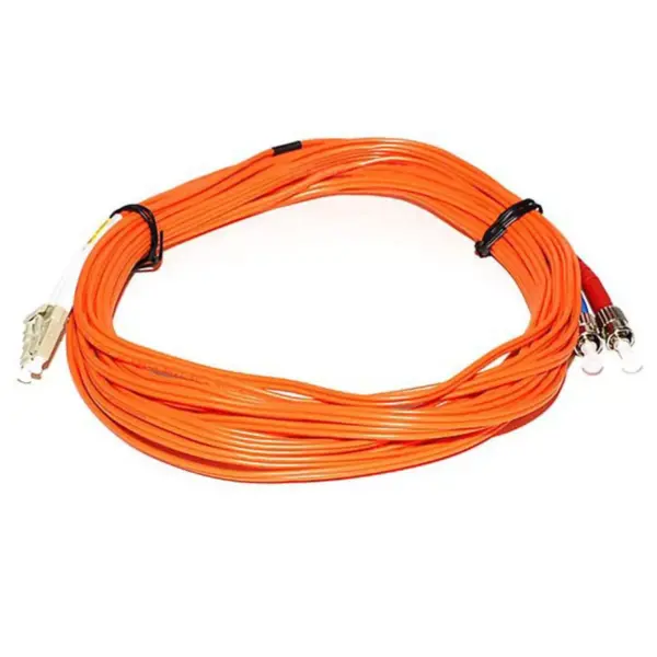 Monoprice Fiber Optic Cable - 10 Meter - Orange | LC to ST OM1, 62.5/125 Type, Multi Mode, Duplex