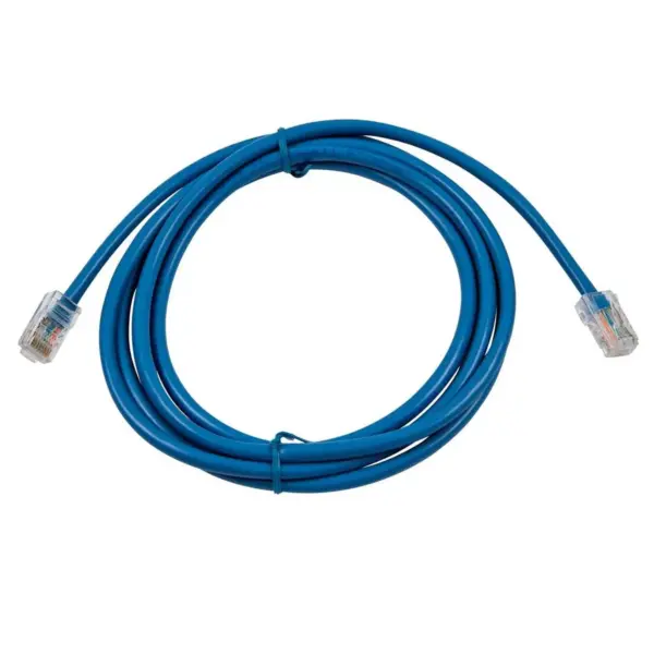 Monoprice Cat5e Ethernet Patch Cable - 10 Feet - Blue | Network Internet Cord - RJ45, Stranded, 350Mhz, UTP, Pure Bare Copper Wire, 24AWG - Zeroboot