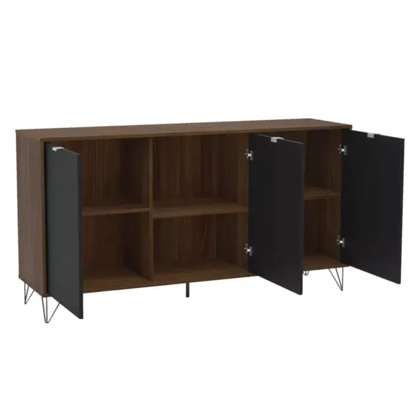 Carmel Sideboard Dark Brown/Black - Chique