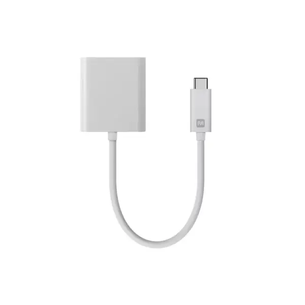 Monoprice USB-C to VGA Adapter - White, Supports Up To 10Gbps Data Rate & USB 3.1 SuperSpeed - Select Series