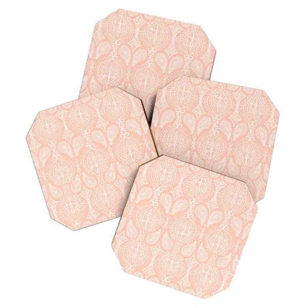 Marta Barragan Camarasa Marrakech Blush Set of 4 Coasters - Deny Designs