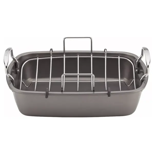 Circulon Innovatum 17" x 13" Nonstick Roaster with Steel Rack