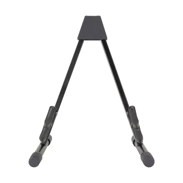 Musician's Gear A-frame Stand for Acoustic, Electric, and Bass Guitars (2 Pack) Black