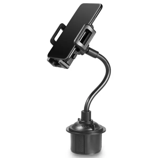 Insten Car Cup Holder Mount With Long Adjustable Arm And Rotatable Cradle with Quick Release Button for Cell Phone iPhone GPS Universal - Black