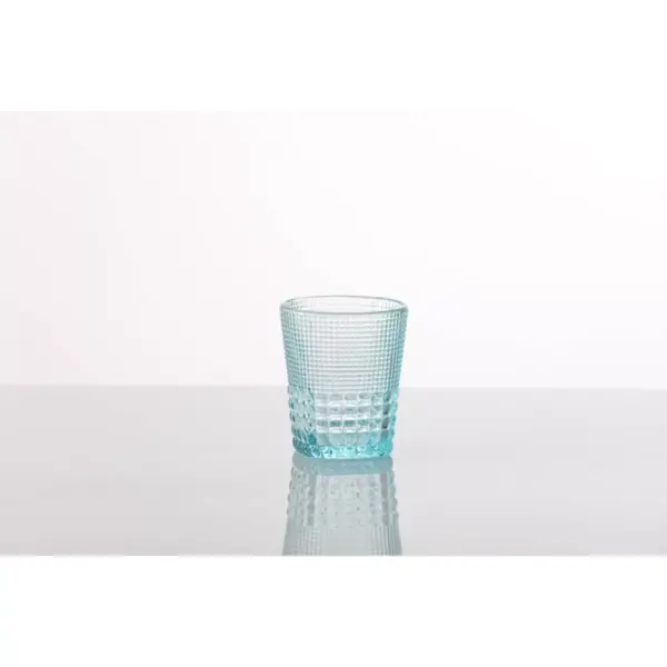 11.5oz 6pk Crystal Malcolm Double Old Fashion Glasses Light Blue - Fortessa Tableware Solutions