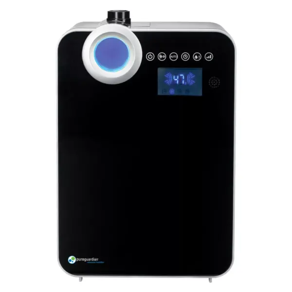 Pureguardian 120-Hour Elite Ultrasonic Warm and Cool Mist with Digital Smart Mist Sensor Humidifier H8000B