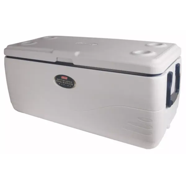 Coleman 150qt Pro Series 6-Day Offshore Marine Cooler - White