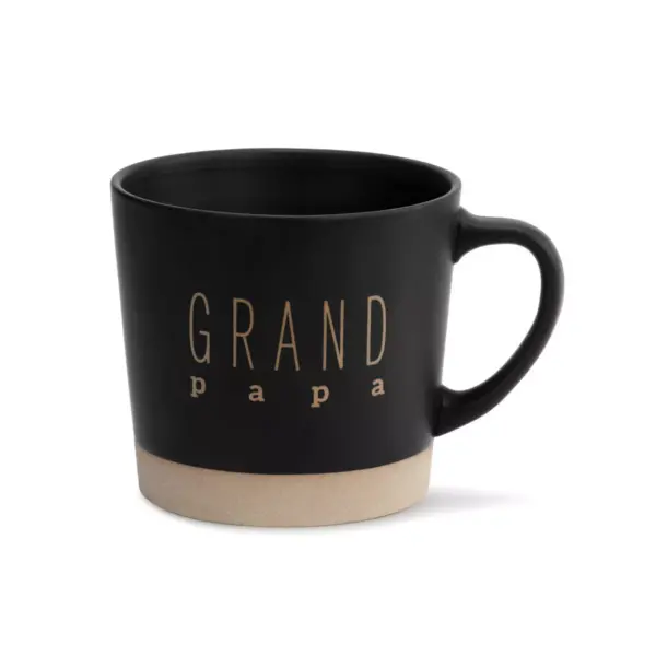 DEMDACO Grand Papa Mega Mug Black