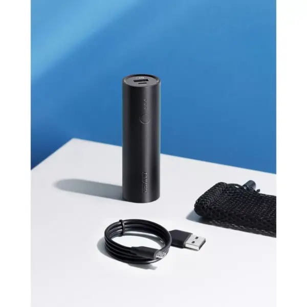 Anker Powercore Lipstick 5000 mAh Power Bank  - Black