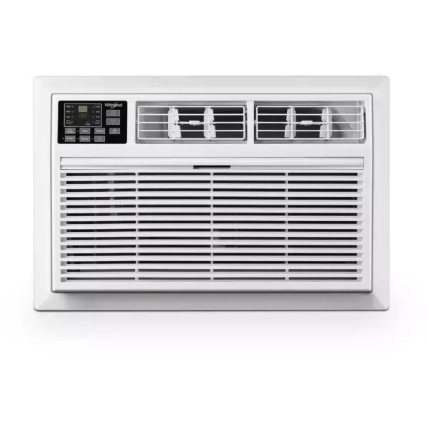 Whirlpool 12,000 BTU 230V Through the Wall Air Conditioner WHAT121-HAW with 10,600 BTU Supplemental Heating