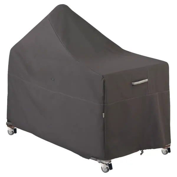 Ravenna Grill With Offset Table Cover - Dark Taupe - Classic Accessories