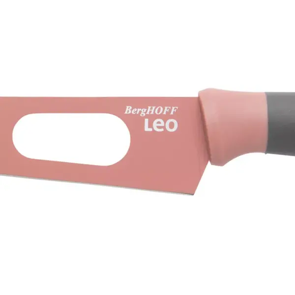 BergHOFF Leo 5" Stainless Steel Cheese Knife, Pink