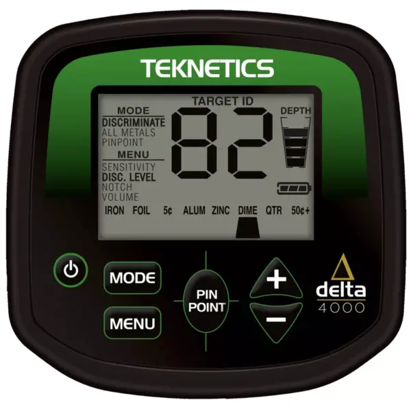 Teknetics Delta 4000 Metal Detector - Black