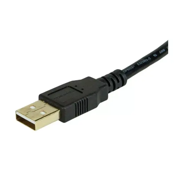 Monoprice USB 2.0 Extension Cable - 1.5 Feet - Black | Type-A Male to USB Type-A Female, 28/24AWG, Gold Plated Connectors