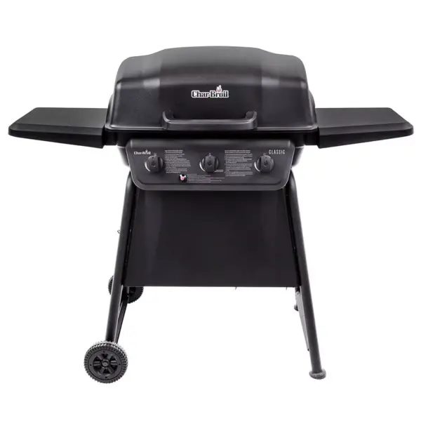 Char-Broil Classic 3 Burner Outdoor Backyard BBQ Propane Gas Grill (2 Pack)