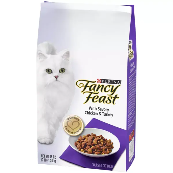 Purina Fancy Feast with Chicken & Turkey Adult Gourmet Dry Cat Food - 3lbs