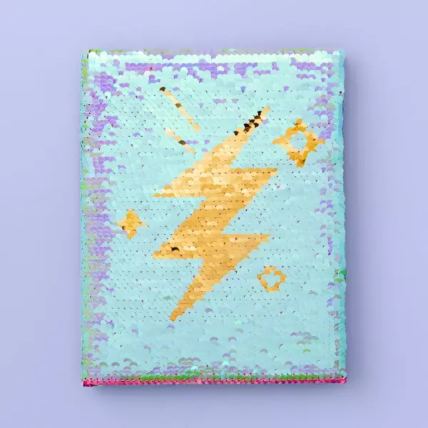 More Than Magic™ Sequin Changing Lightening Bolt Journal