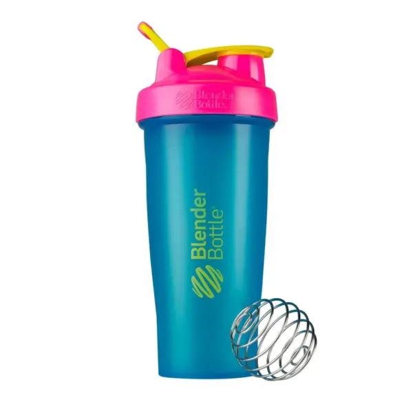 Blender Bottle 80s 28oz Portable Drinkware - Blue/Pink